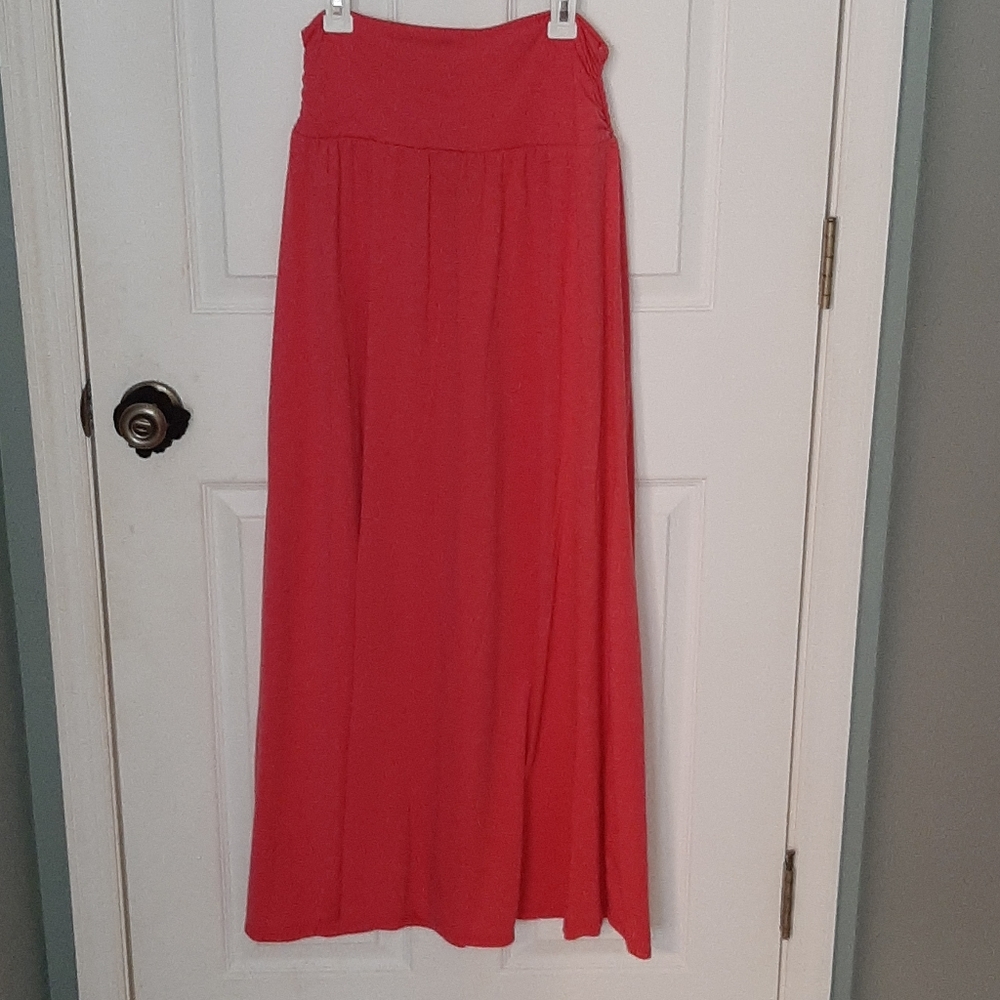 Bright Pink Summer Maxi Skirt